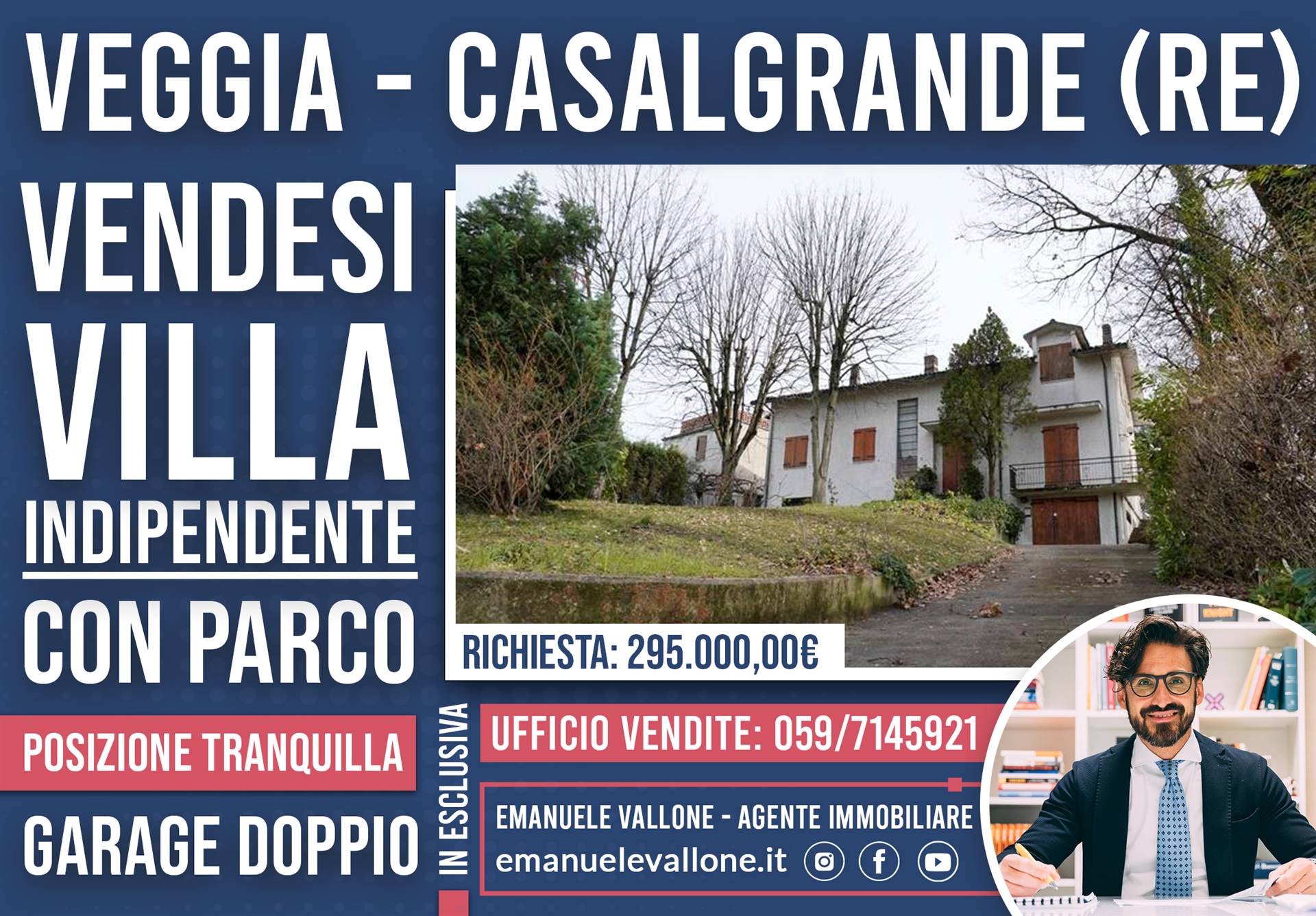 Emanuele Vallone - Agenzia Immobiliare Modena - Villa in Vendita a CASALGRANDE
