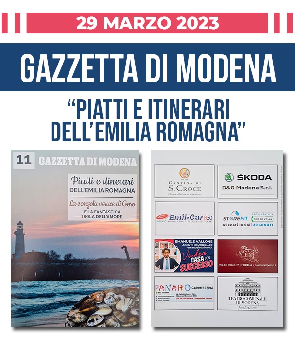 Gazzetta di Modena 29 Marzo 2023 immobiliare