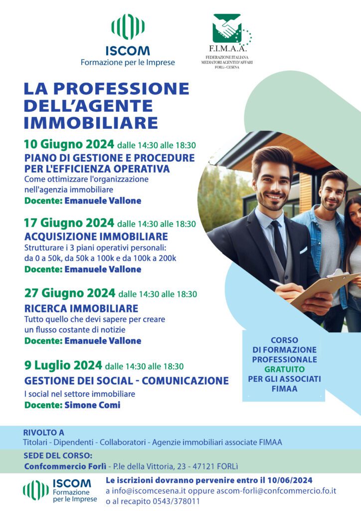 la professione dell'agente immobiliare Fimaa Forlì Emanuele Vallone la professione dell'agente immobiliare Fimaa Forlì Emanuele Vallone