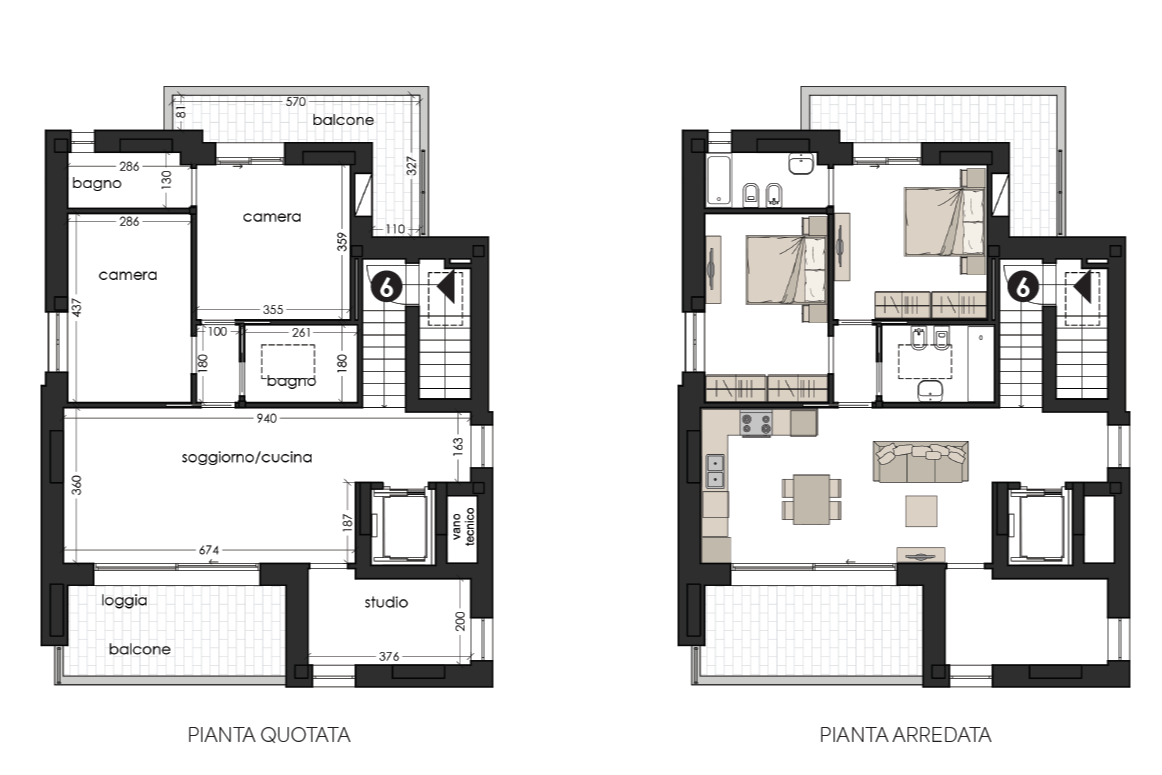 Appartamento 6 Piano Terzo di nuova costruzione in vendita a Riccione Agenzia Immobiliare Victoria srl di Emanuele Vallone 10